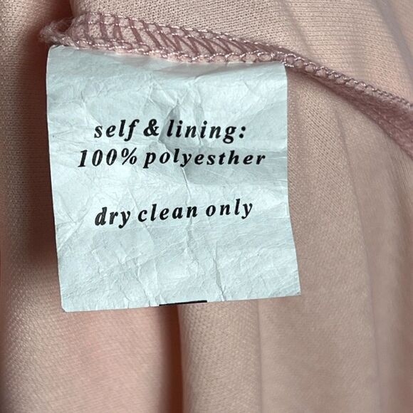 Birdy Grey Gwennie Small Chiffon Pink Rose Quartz Formal Bridesmaid Maxi Dress - Picture 7 of 14